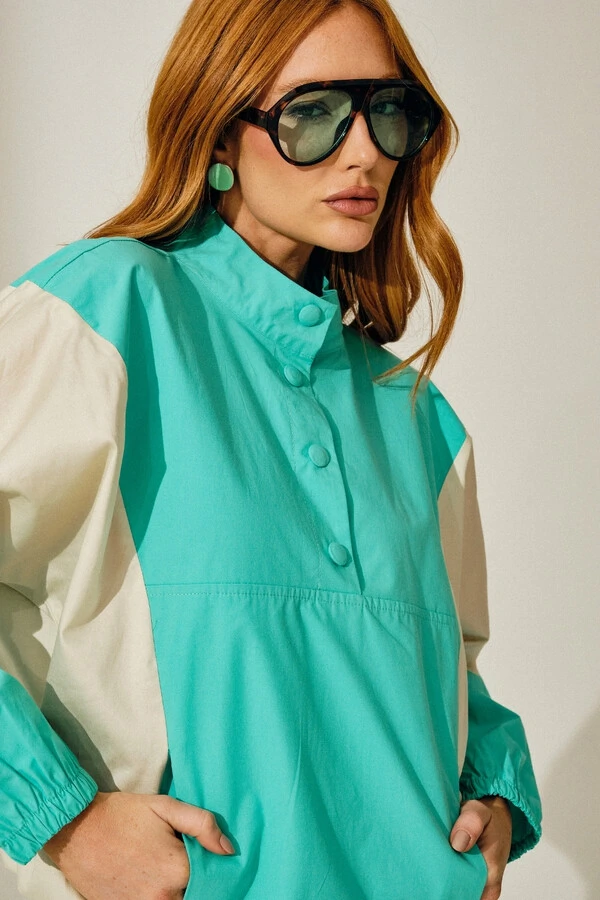 Jaqueta Anorak Bicolor
