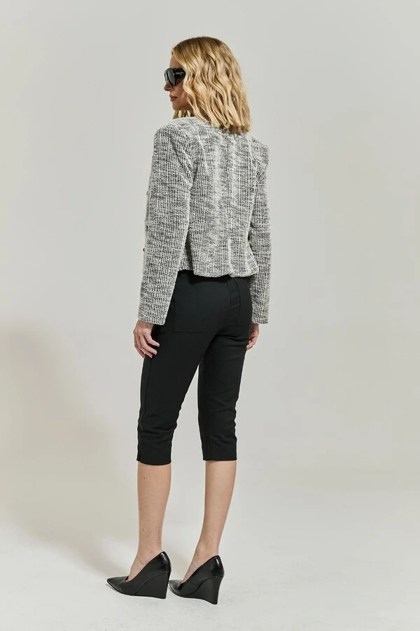 Casaqueto Malha Tweed Alfaiatado