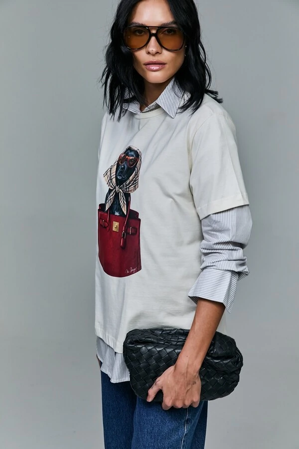 T-shirt Estampada Mascote Mabella