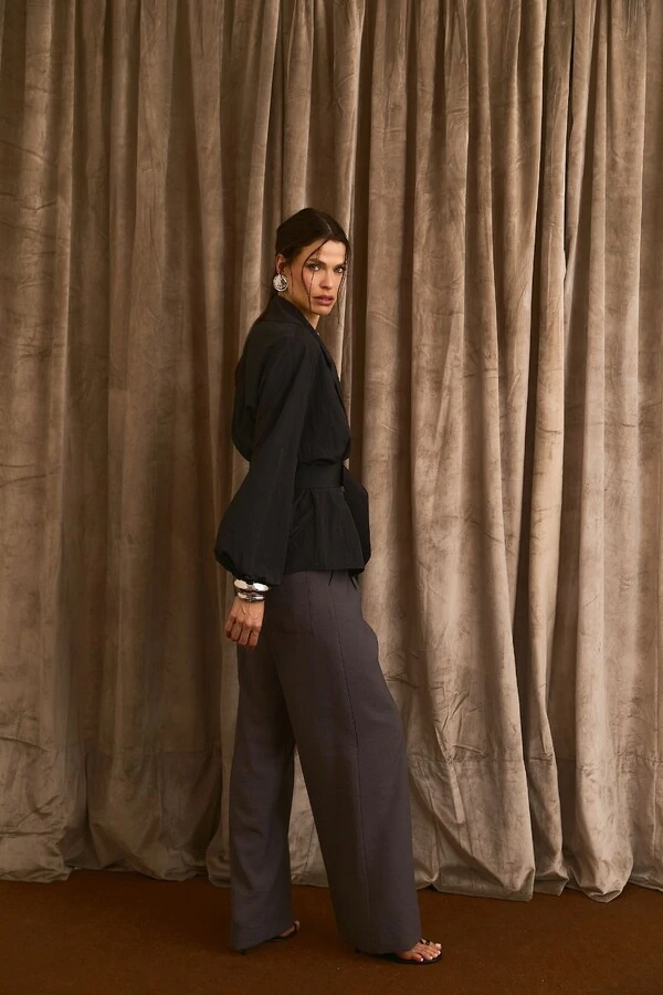 Camisa Transpassada Faixa