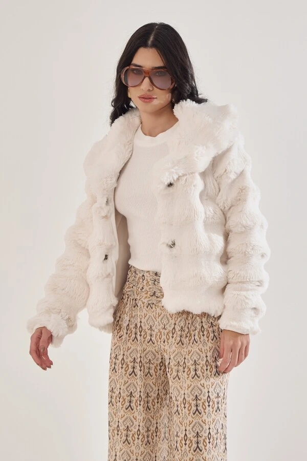 Casaco Faux Fur