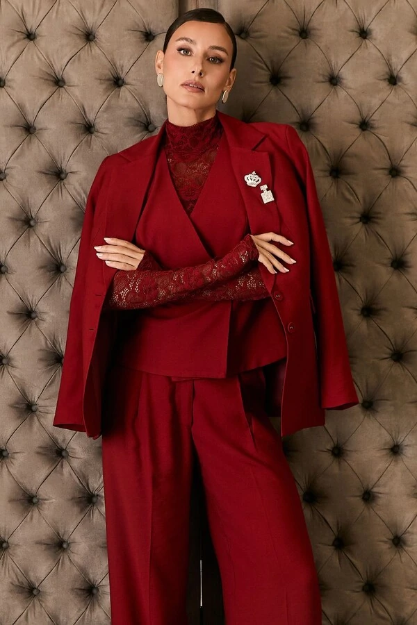 Blazer Alongado Com Lapela