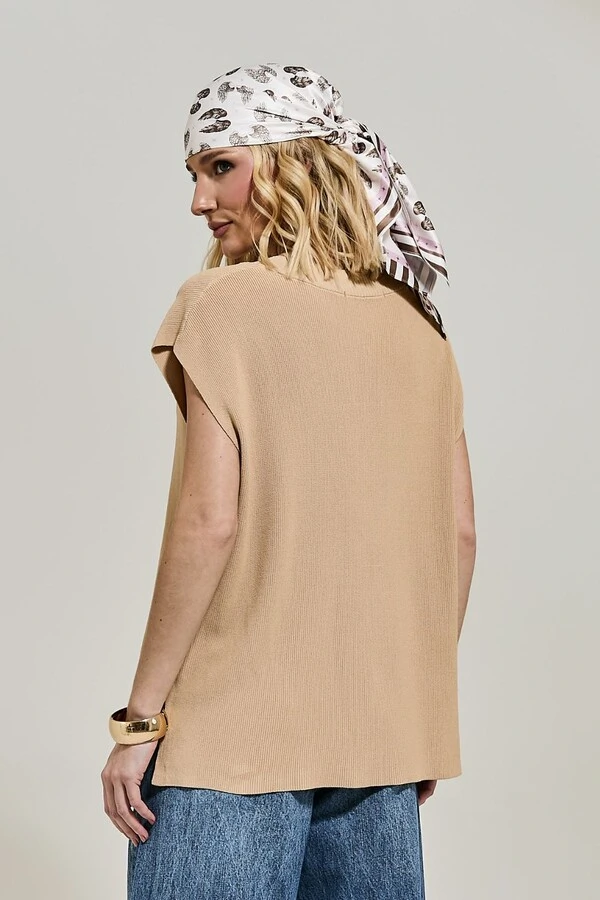 Colete Oversized Decote em V