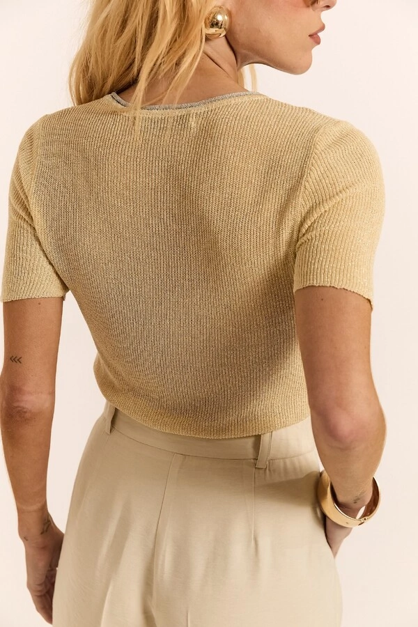 T-shirt Gola Careca de Tricot Timeless