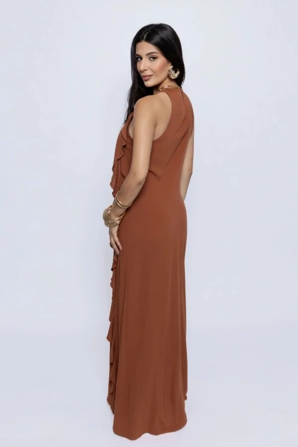 Vestido Regata Babado Jabour