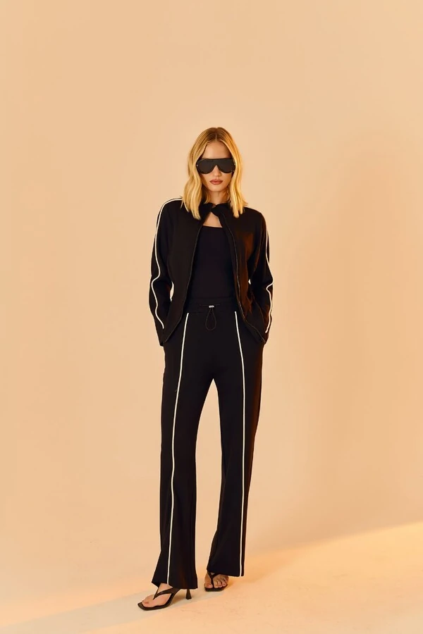 Calça Comfy Malha Power Vivo Contrastante