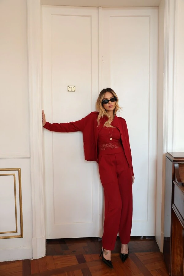 Calça Com Bolso Em Malha Power