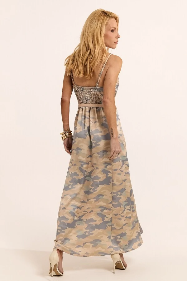 Vestido Midi Alfaiataria Cetim Timeless