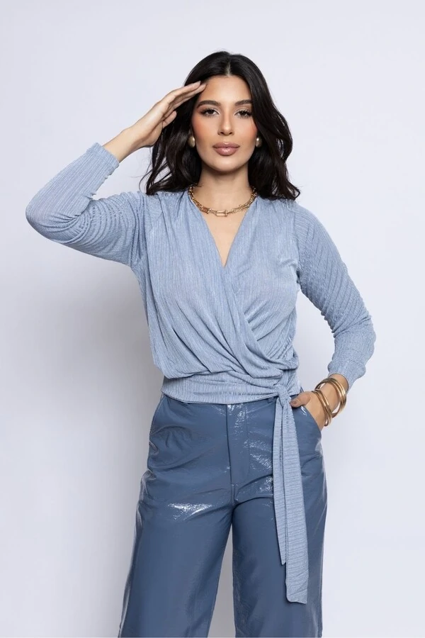 Blusa Cashequer Malha Texture