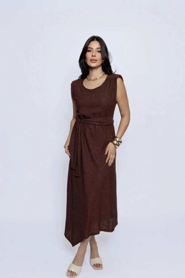 Vestido Assimétrico Malha Texture