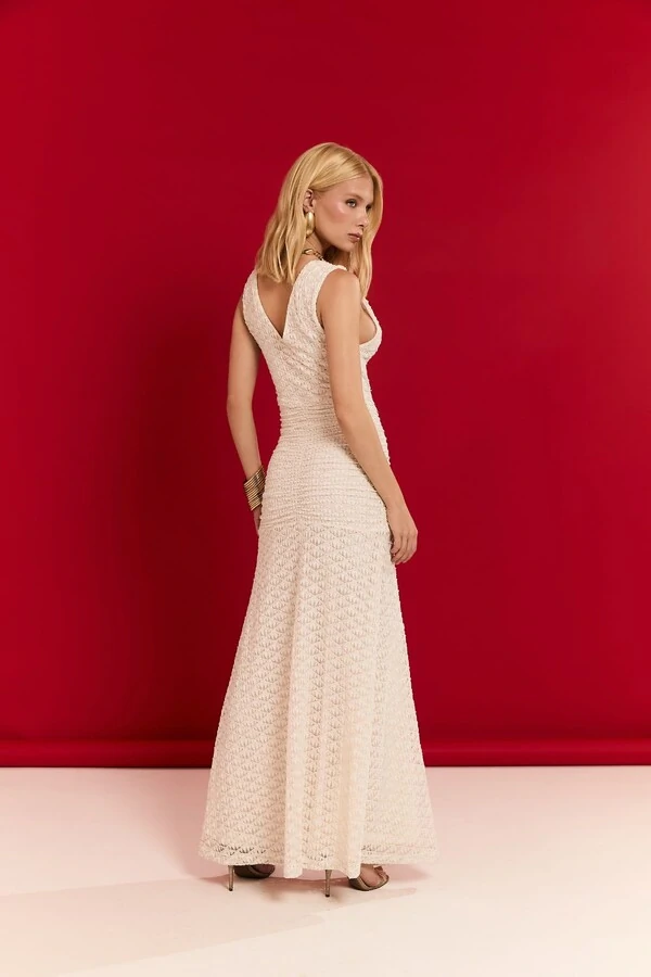 Vestido Maxi Renda Botonê