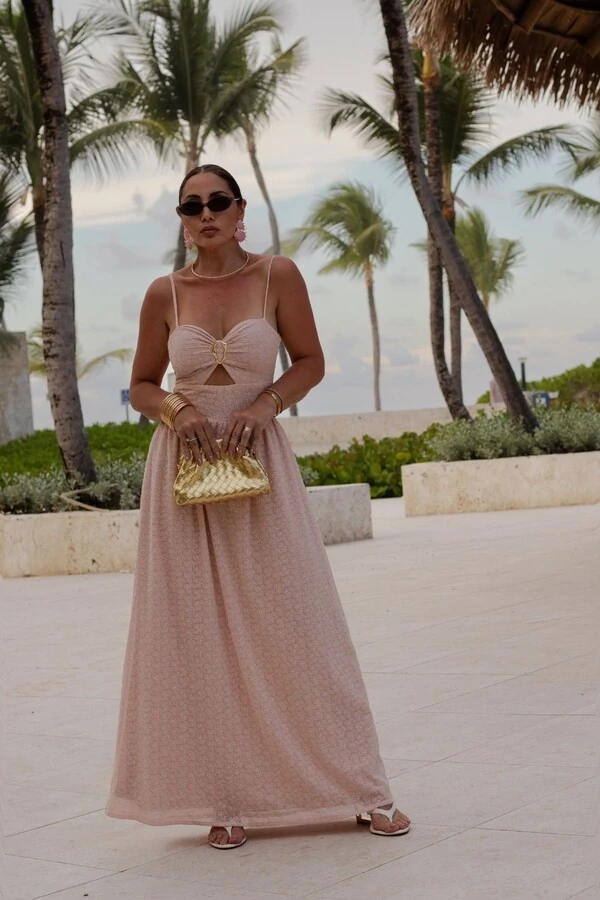 Vestido Fivela Busto