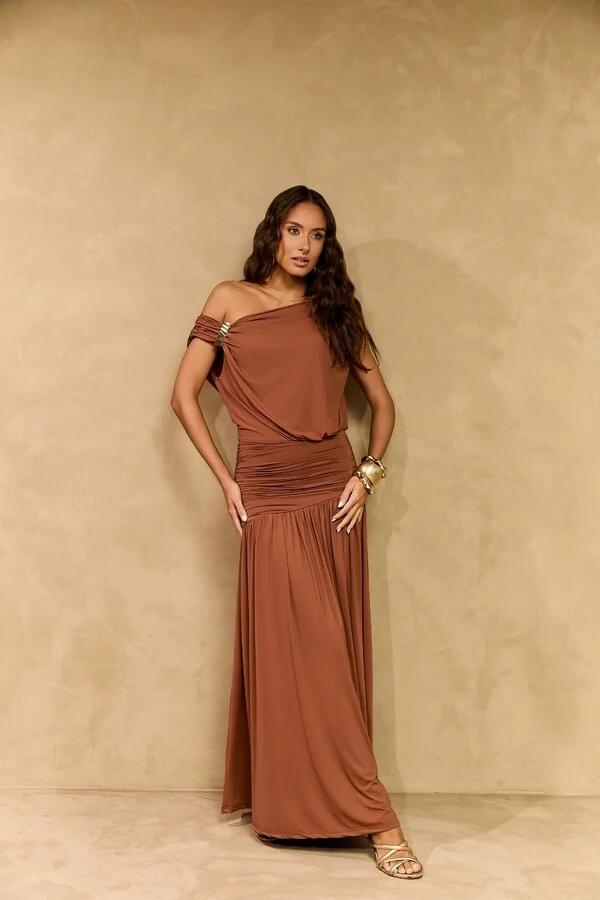 Vestido Pala Drapeada
