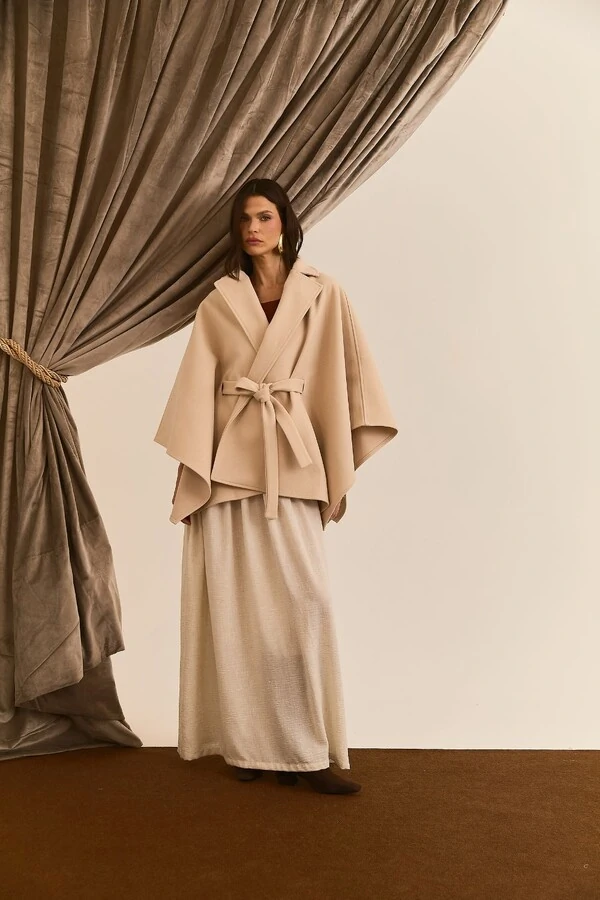 Capa Over Lã Batida