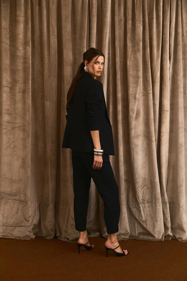 Blazer Acinturado Alfaiataria