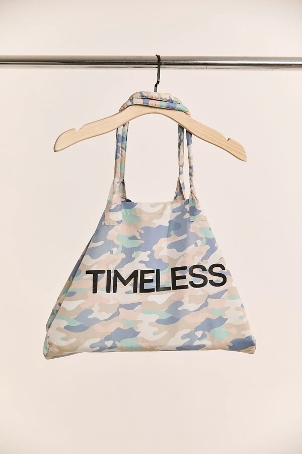 Bolsa Tote Bag Estampa Camuflada Timeless