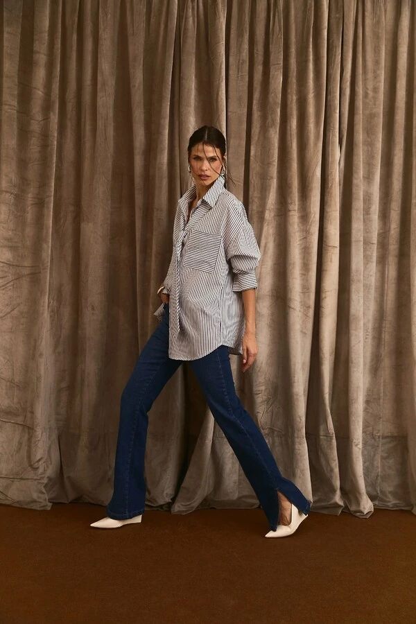 Camisa Faixa Listrada