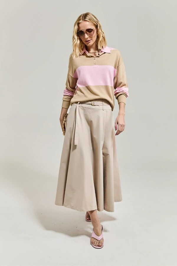 Saia Midi Cotton Tech