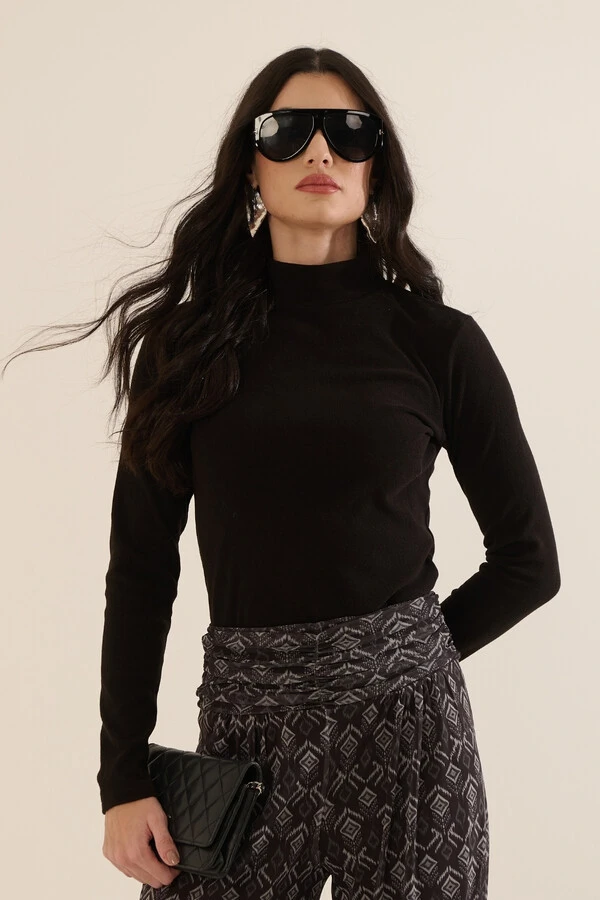 Térmica Turtleneck Manga Longa