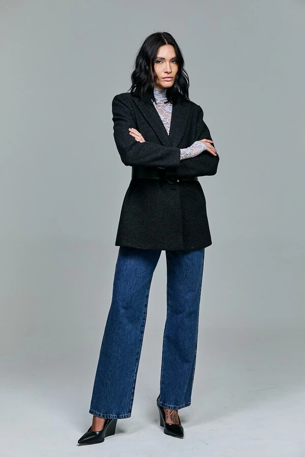 Calça Jeans Wide Leg Amaciada