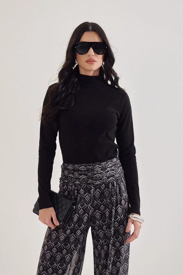 Térmica Turtleneck Manga Longa
