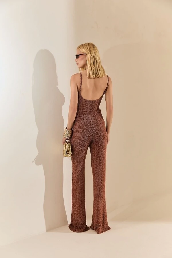 Calça Relaxed Crochet