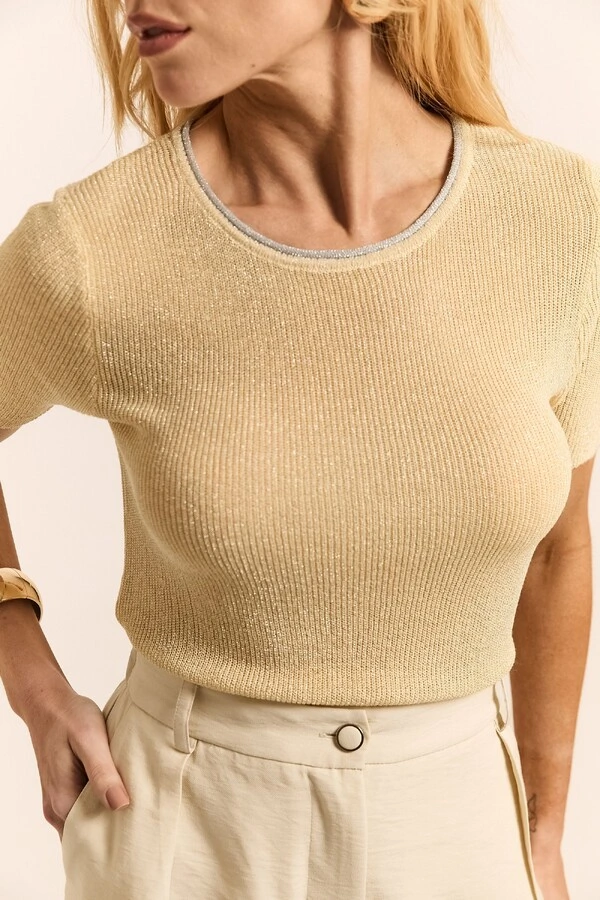T-shirt Gola Careca de Tricot Timeless