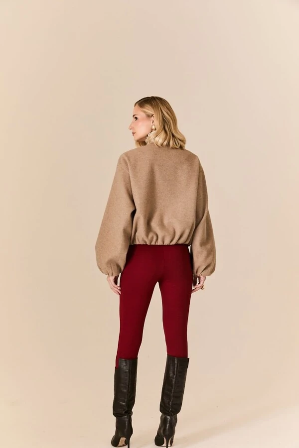 Jaqueta Bubble Broches