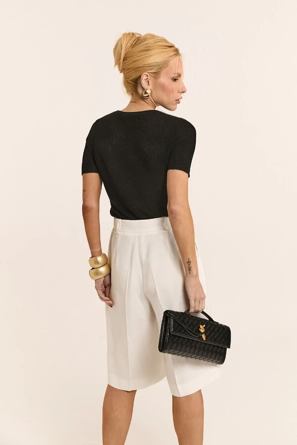 T-shirt Gola Careca de Tricot Timeless