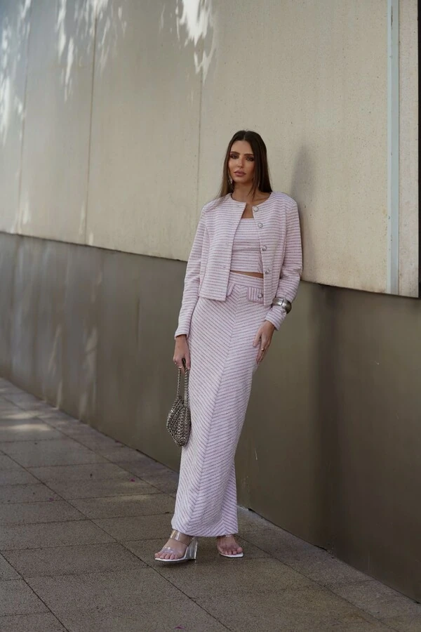 Casaqueto Malha Tweed