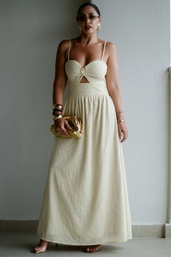 Vestido Fivela Busto