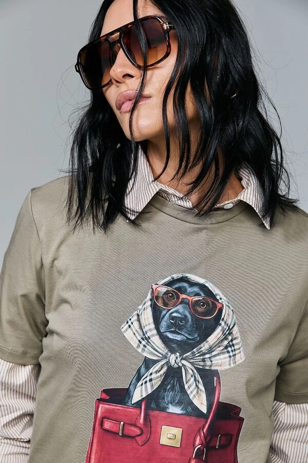 T-shirt Estampada Mascote Mabella