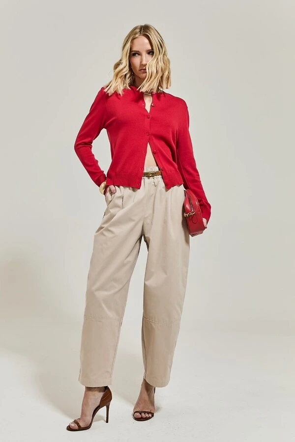 Cardigan Tricô com Botões