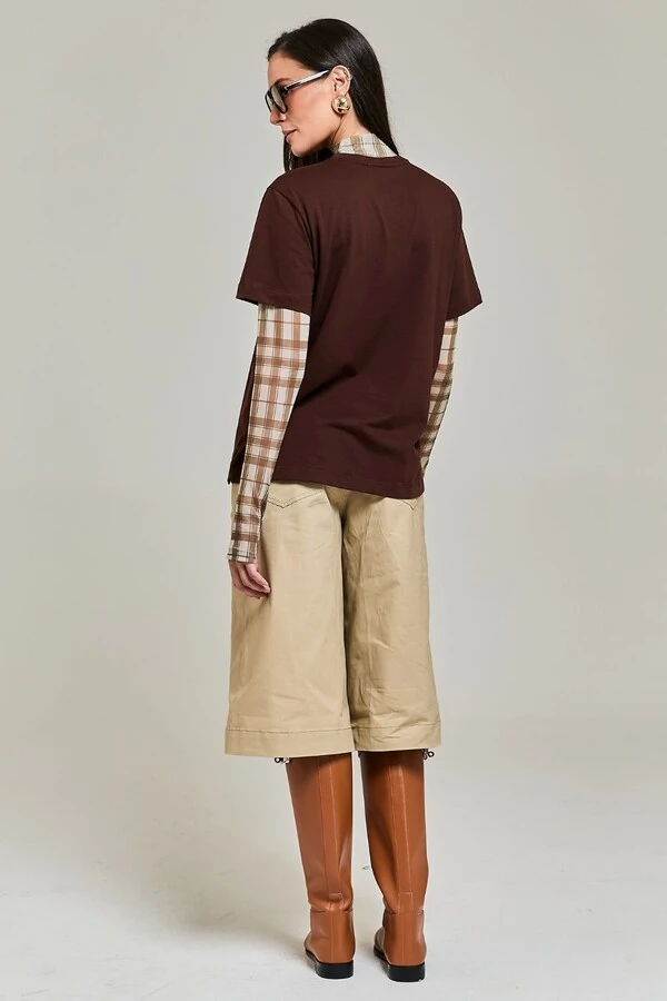 T-shirt Algodão Estampa Andrea Flores