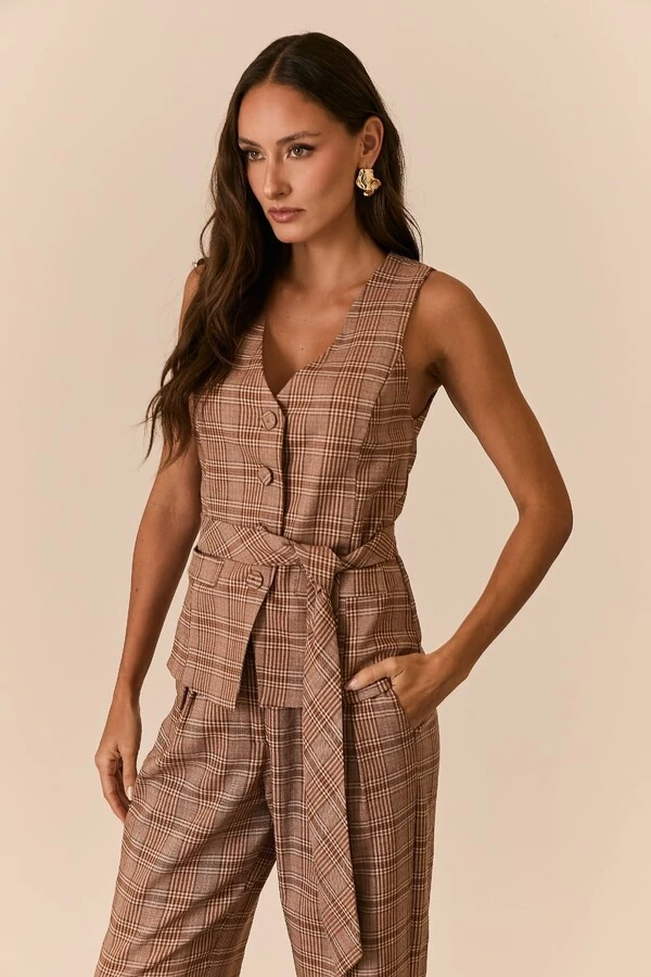 Calça Botão Forrado