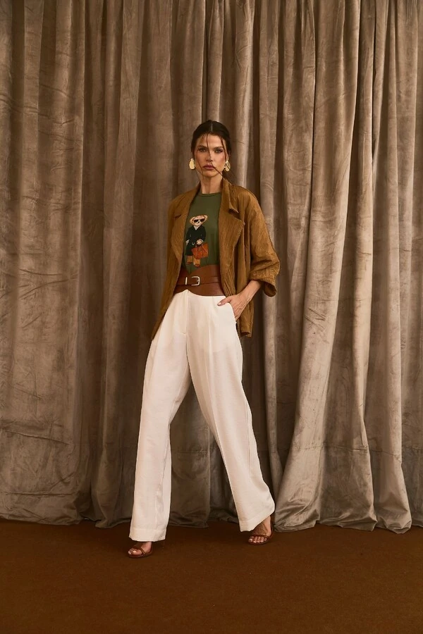 T-shirt Urso Estampada PRÉ-VENDA