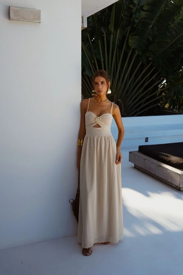 Vestido Fivela Busto