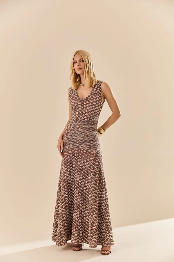 Vestido Maxi Renda Botonê