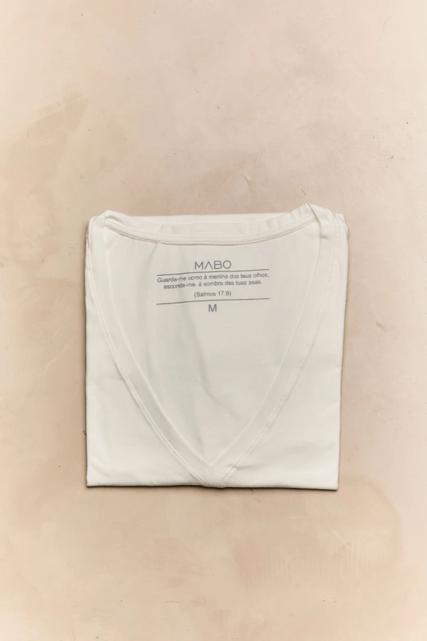 T-shirt Retinha Decote V