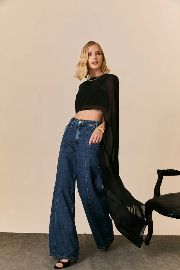 Capa Mullet Em Crepe