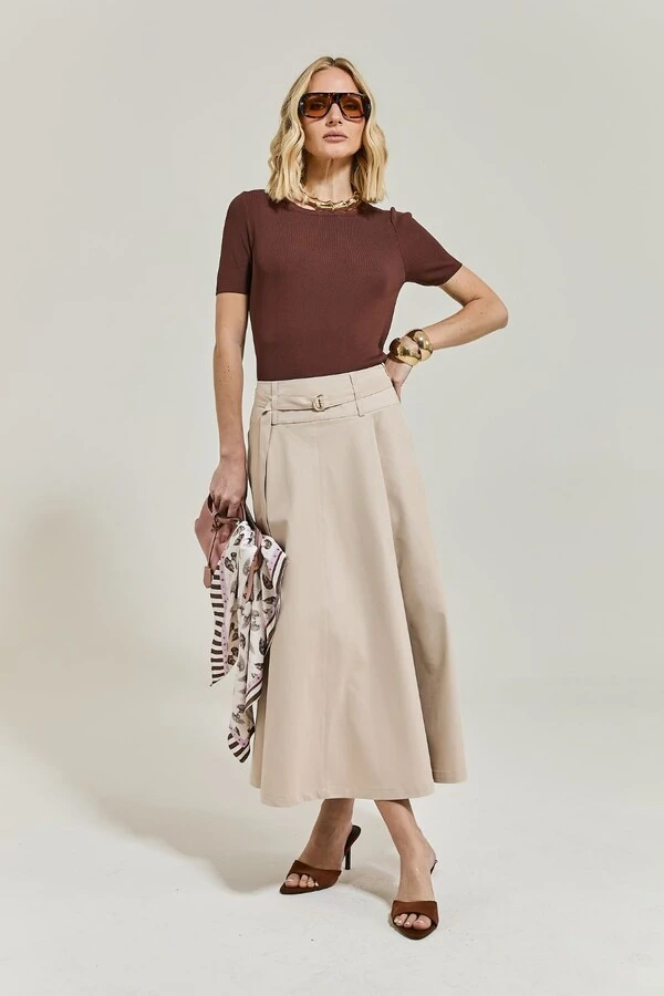 Saia Midi Cotton Tech