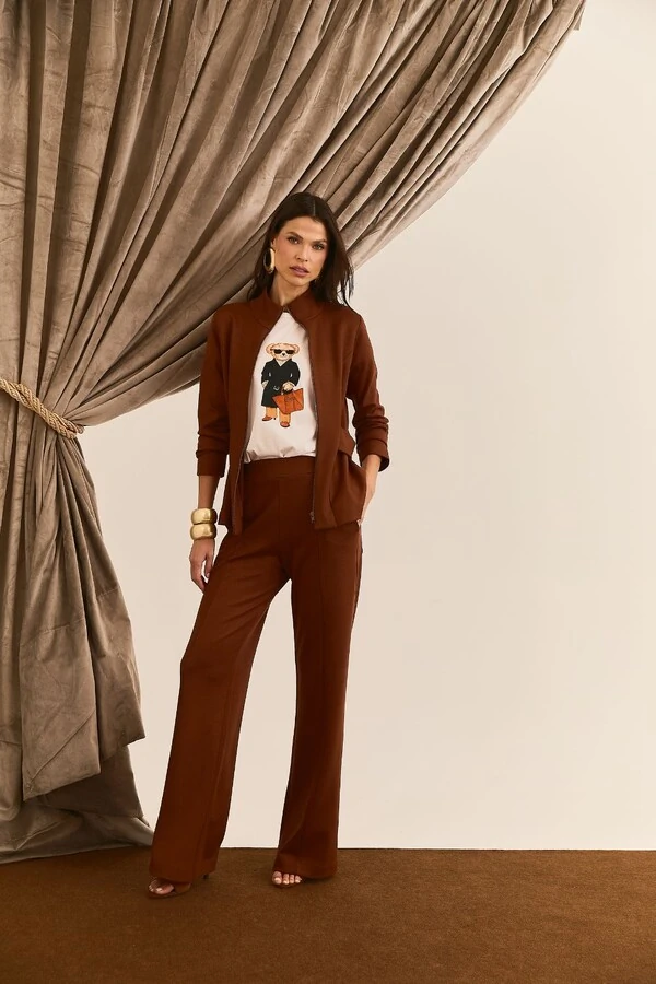 T-shirt Urso Estampada PRÉ-VENDA