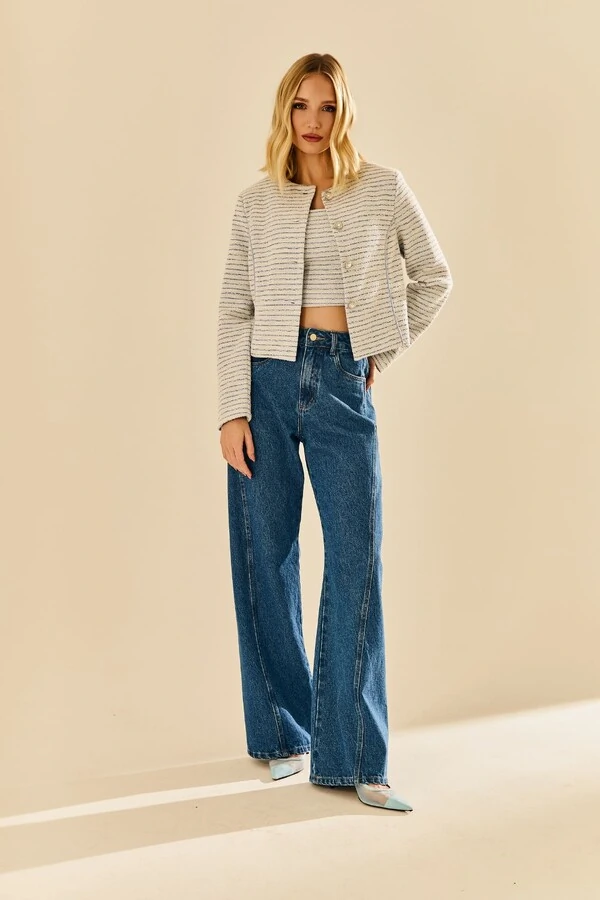 Casaqueto Malha Tweed