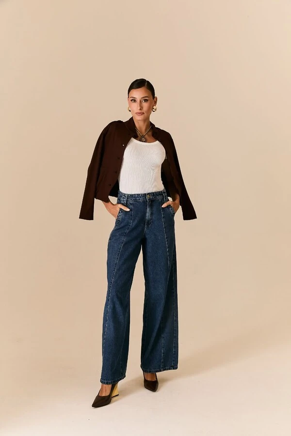 Blusa Malha Canelada Sem Costura