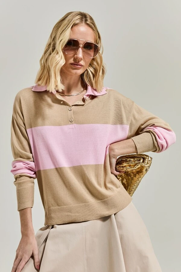 Polo Tricot Maxi Listras