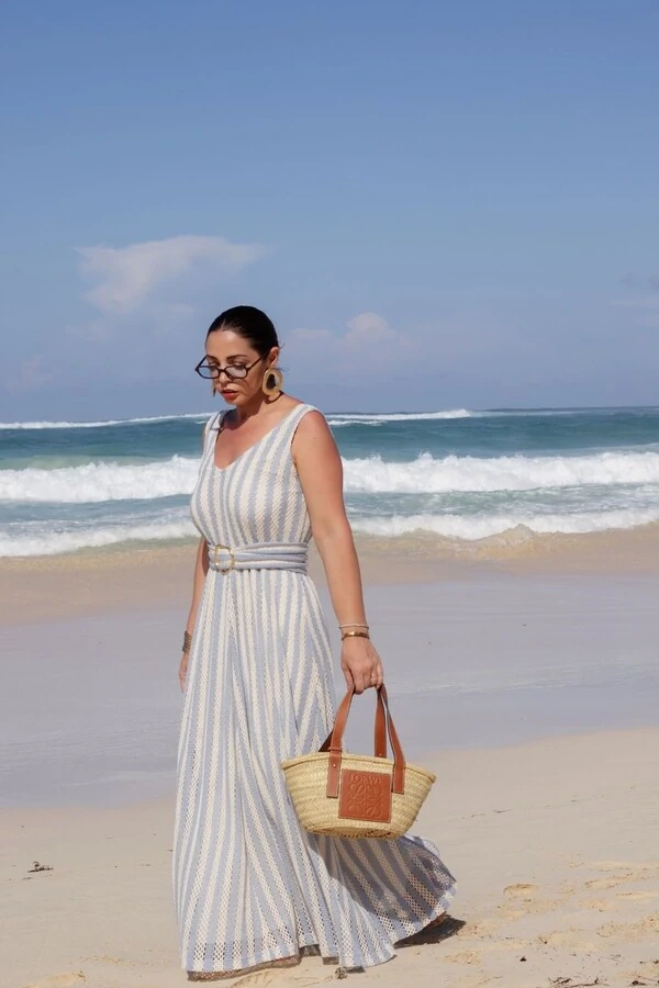 Vestido Crochet C/ Faixa