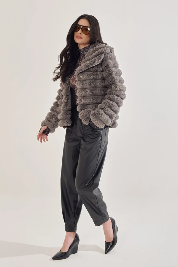 Casaco Faux Fur