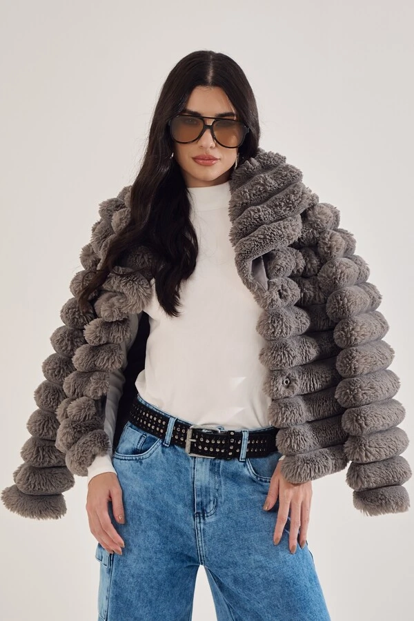 Casaco Faux Fur