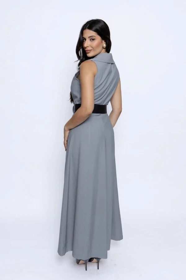 Vestido Trench Longo