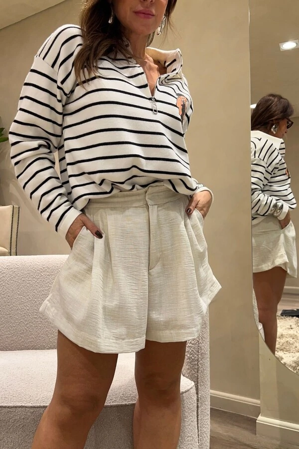 Blusa Listrada Polo Urso